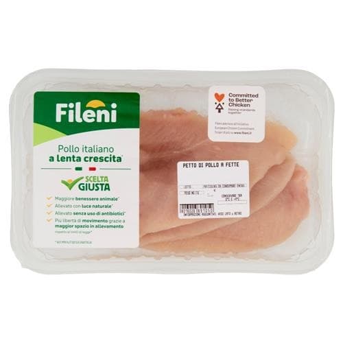 Petto di pollo a fette Fileni, al kg – Esselunga