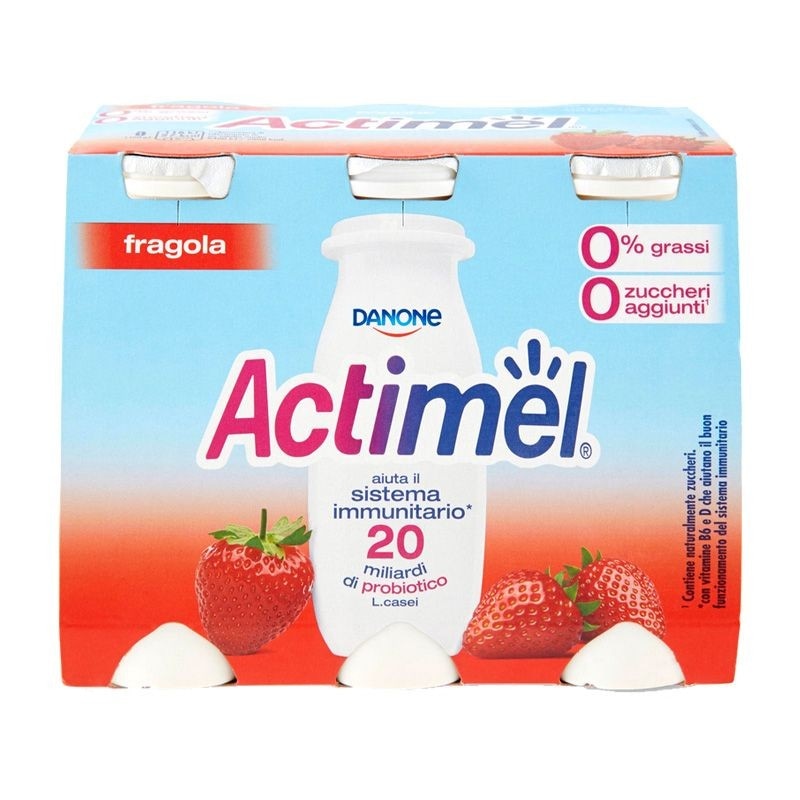 Actimel bianco naturale o fragola 100 g x12 in offerta da Iper La grande i