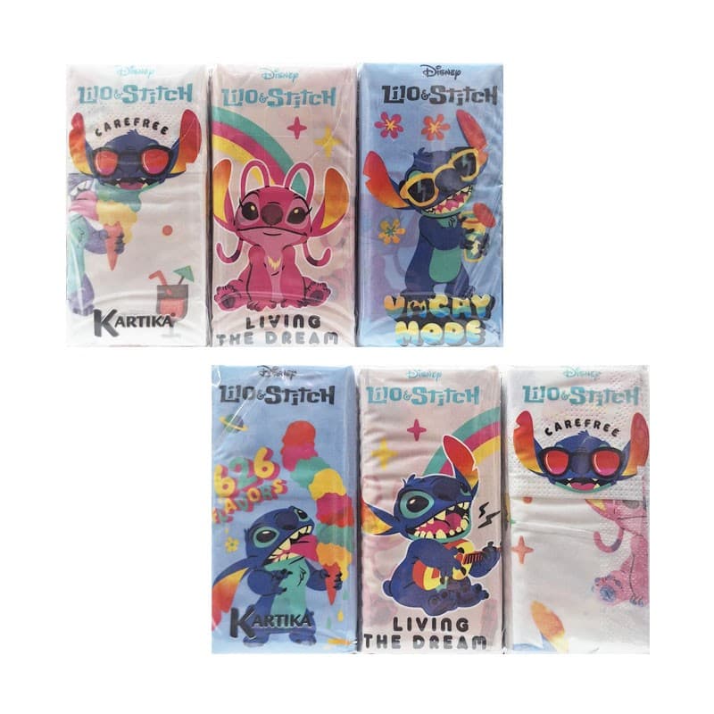 Kartika fazzolettini Lilo&Stitch, 4 veli, 10 pacchetti – Lidl