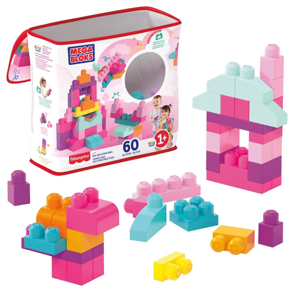 Sacca Mattoncini, 60 pezzi Mega Bloks – Carrefour