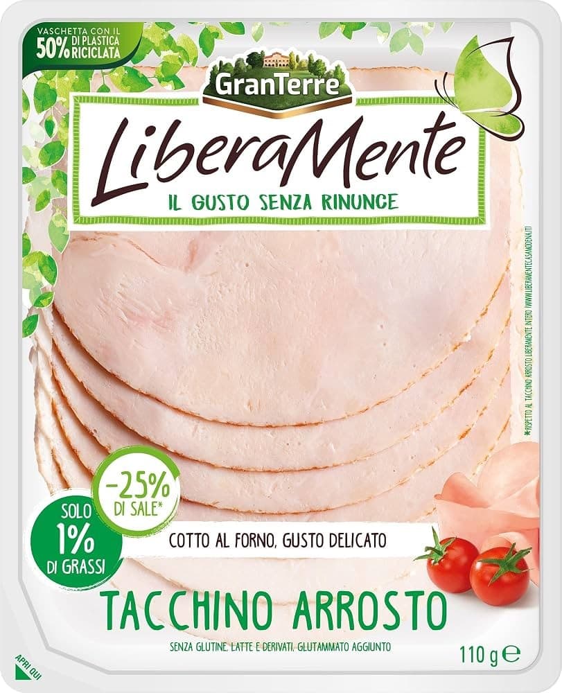 Prosciutto cotto di Alta Qualità o Tacchino arrosto Liberamente Casa Modena, 110 g x2 – Iper La grande i