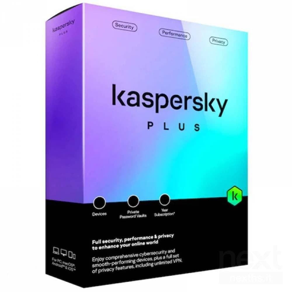 Kaspersky Internet Security Attach Plus, 1 DISPOSITIVO, 1 ANNO – Trony