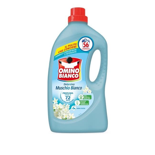 Omino Bianco detersivo lavatrice muschio bianco, 2240 ml – MD