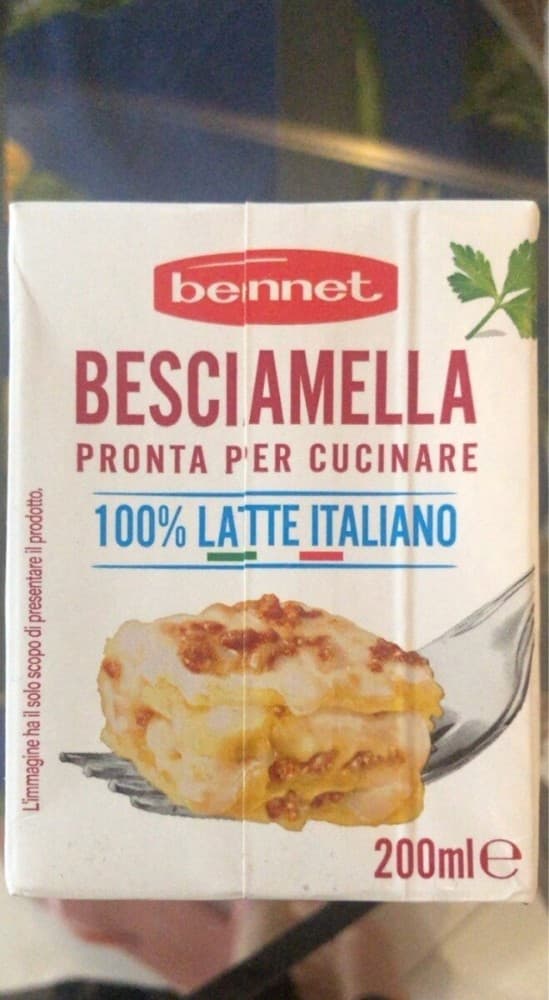 Besciamella UHT Bennet, 200 ml – Bennet