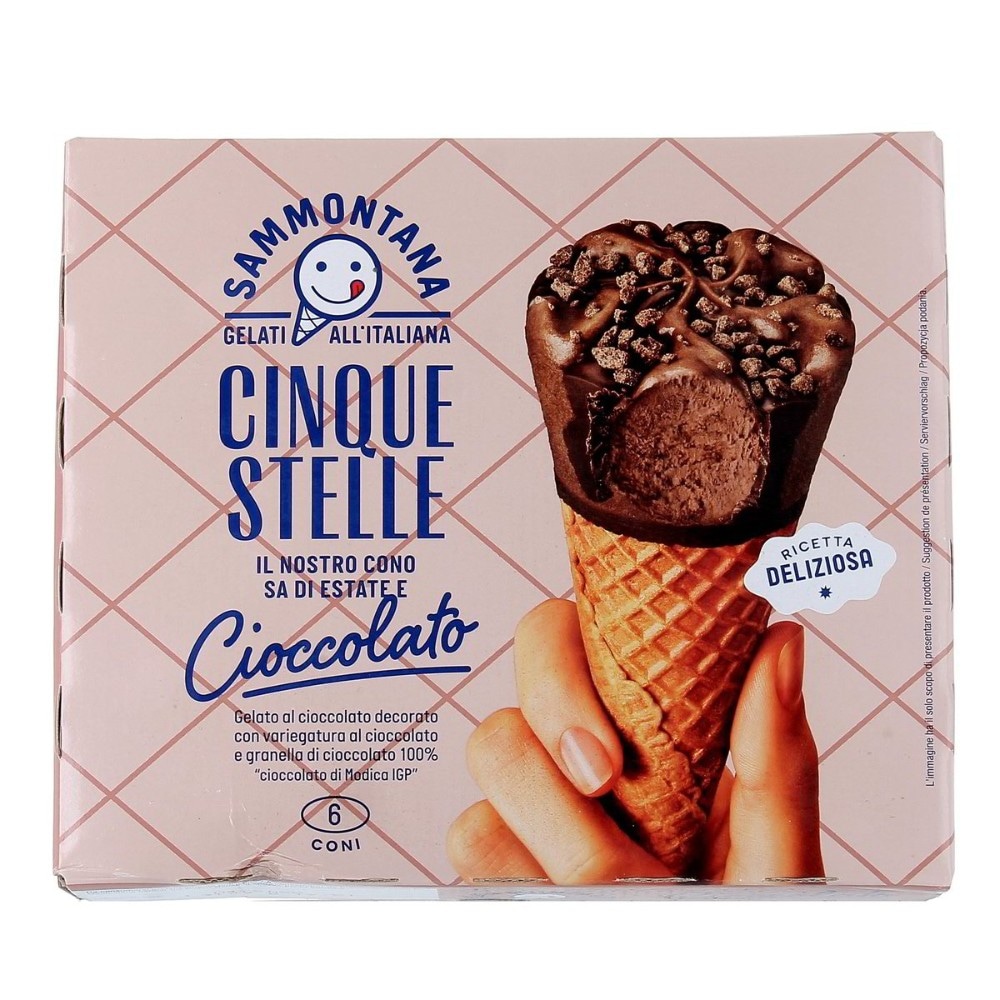 Cono Cinque Stelle 6 gelati, 360 g in offerta da Esselunga