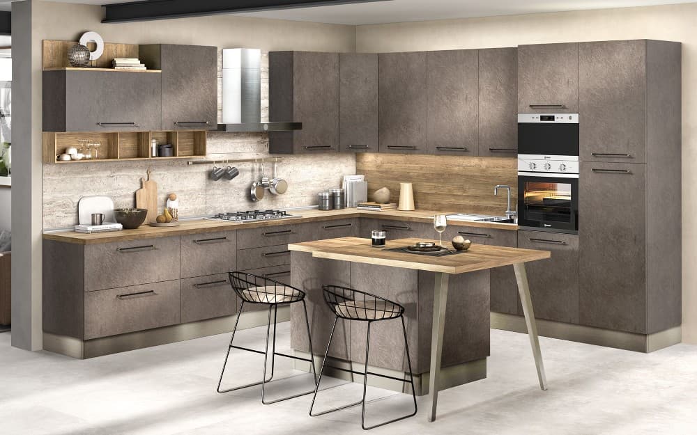 Cucina composizione tipo Bronzo Nuage – Mondo Convenienza
