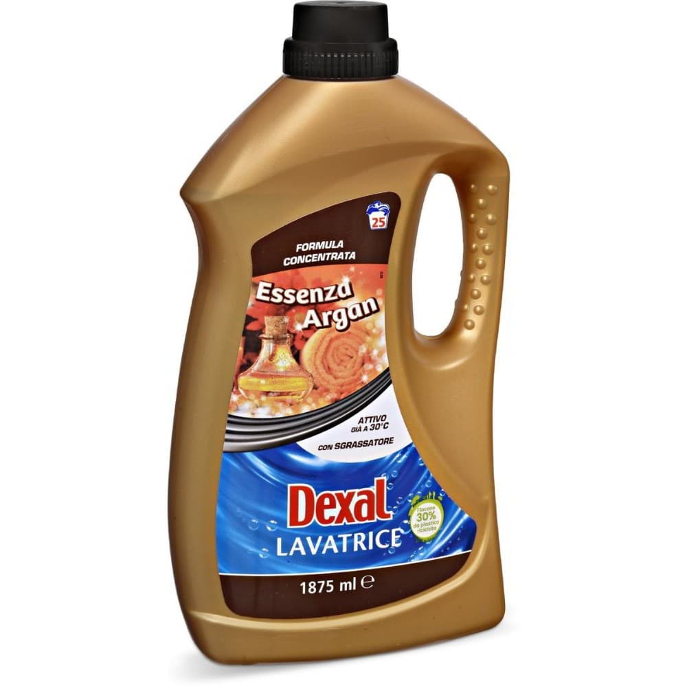Liquido Lavatrice Essenza di Argan 1,875 l Dexal in offerta da Eurospin