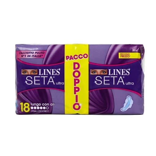 Lines Seta assorbenti ultra 18 pezzi in offerta da Bennet