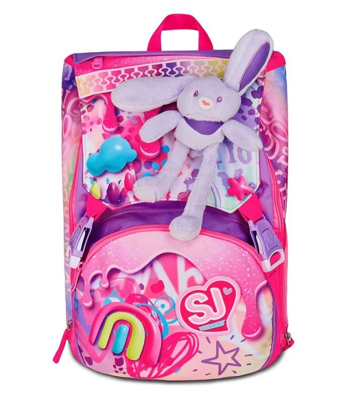 SJ Gang zaino sdoppiabile Big cuccioli facce o Fancy L 24/26 in offerta da Bennet