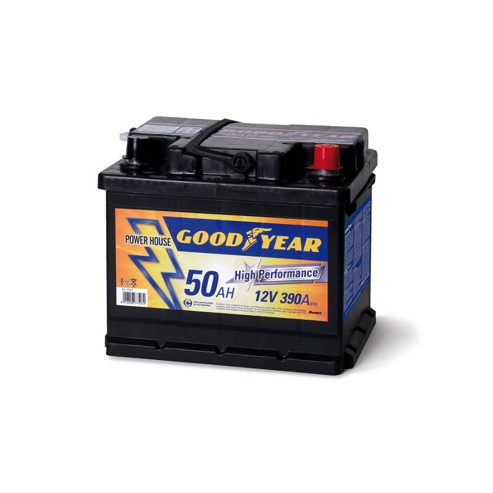 Batteria Auto, capacità 50ah spunto 390a Good Year – Carrefour
