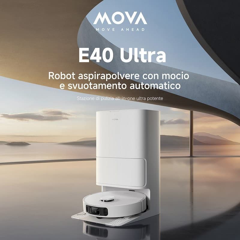 Mova robot aspirapolvere E40VIM Ultra – Trony