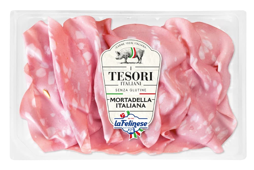 Mortadella italiana I Tesori Italiani La Felinese, 110 g – Il Gigante