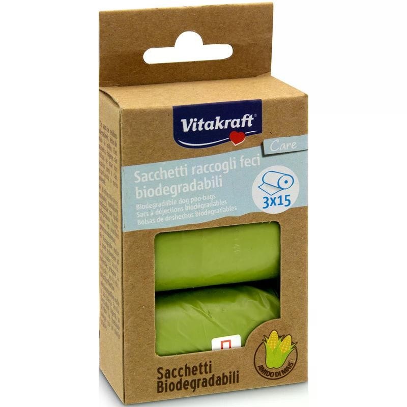 Sacchetti Raccoglifeci 3 rotoli x 20 pz Vitakraft in offerta da Carrefour