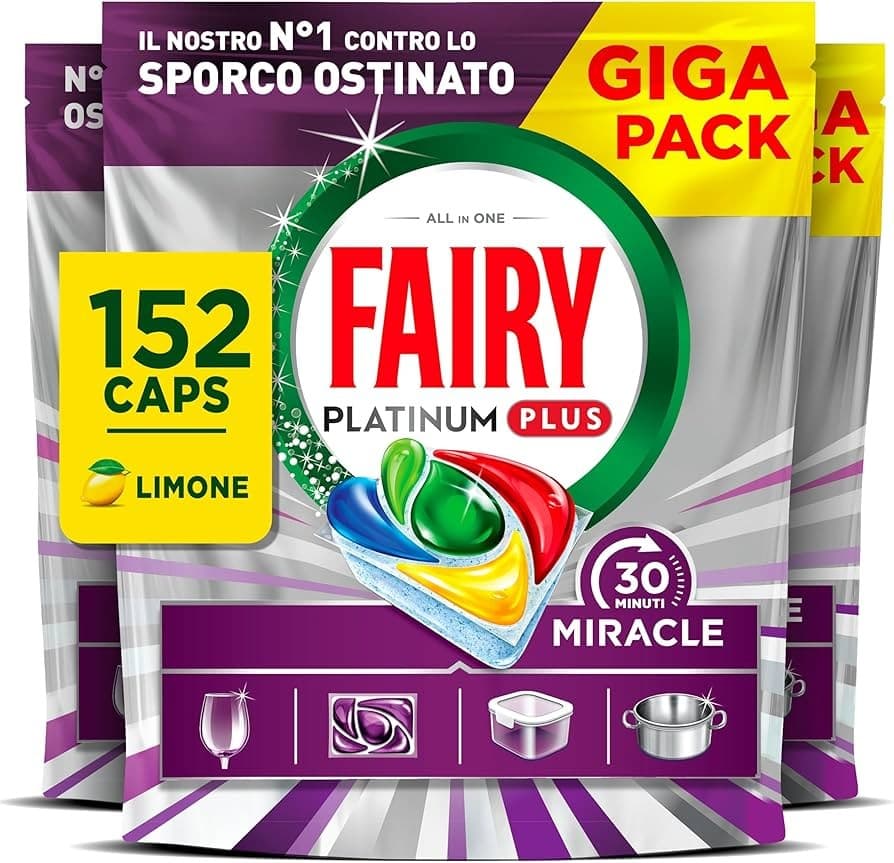 Fairy Giga caps, 60/71/81 pz – Risparmio Casa