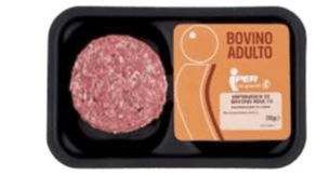 Hamburger di bovino adulto Iper 200 g in offerta da Iper La grande i