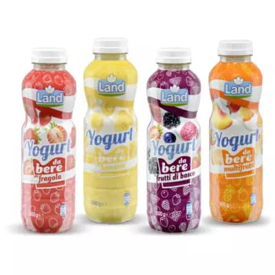 Land yogurt da bere gusti assortiti, 500 g – Eurospin