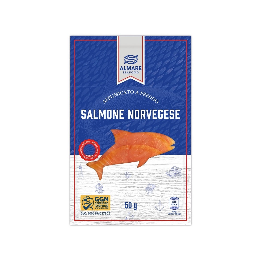 Salmone Affumicato Norvegese 200 g ALMARE SEAFOOD - Offerta nel negozio ALDI