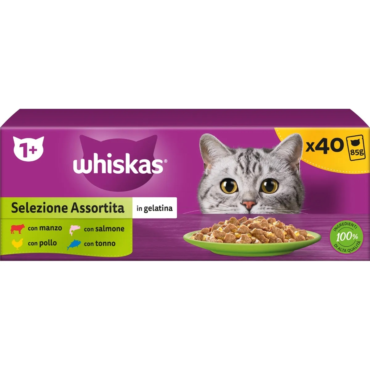 Whiskas multipack in gelatina 40x85g - Offerta nel negozio Coop