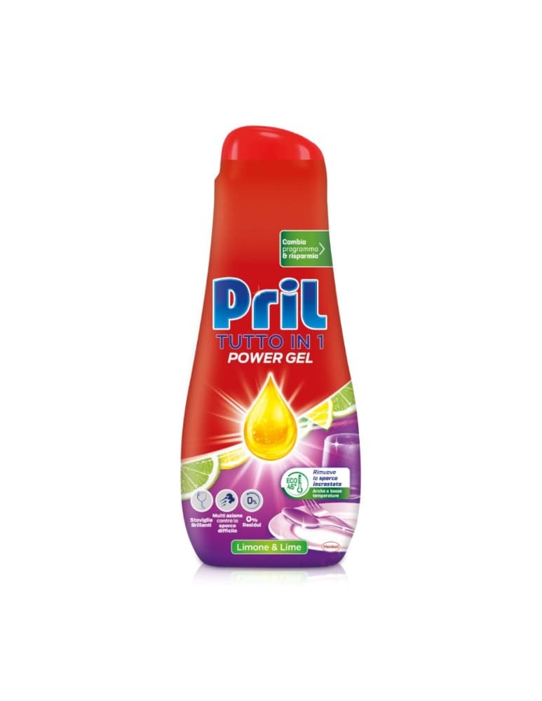 Pril power gel tutto in 1 gel lavastoviglie, 2 pezzi – Tigota