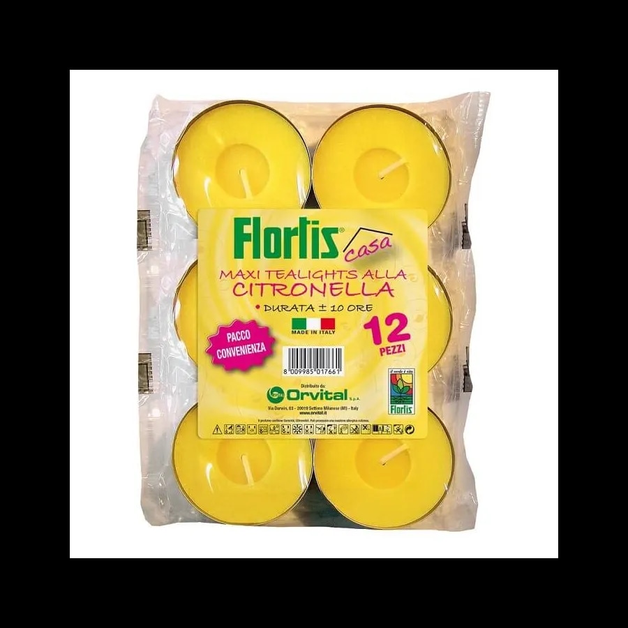 Maxi Light citronella 12 pz in offerta da Tigota