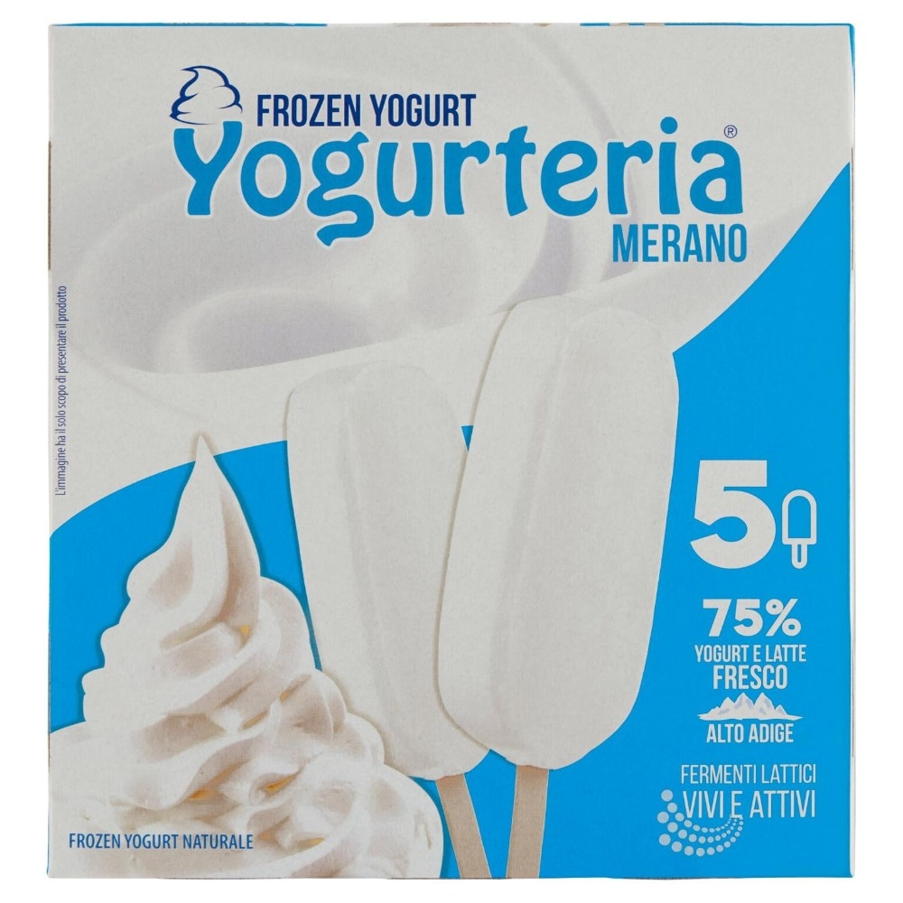 Frozen yogurt stecco 5 pz, 250 g in offerta da Carrefour
