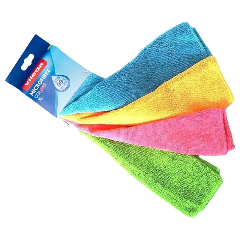 Panni multiuso in microfibra Colors XL conf. da 4 Vileda in offerta da Bennet