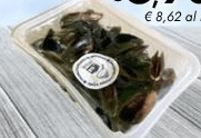 Cozze cotte al naturale g 800 in offerta da Bennet
