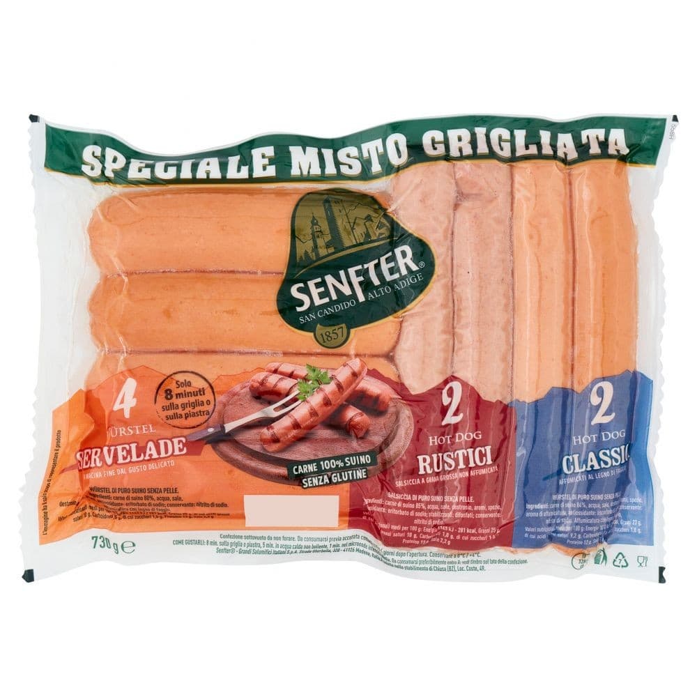 Wurstel Gran Grigliata 730 g Senfter in offerta da MD