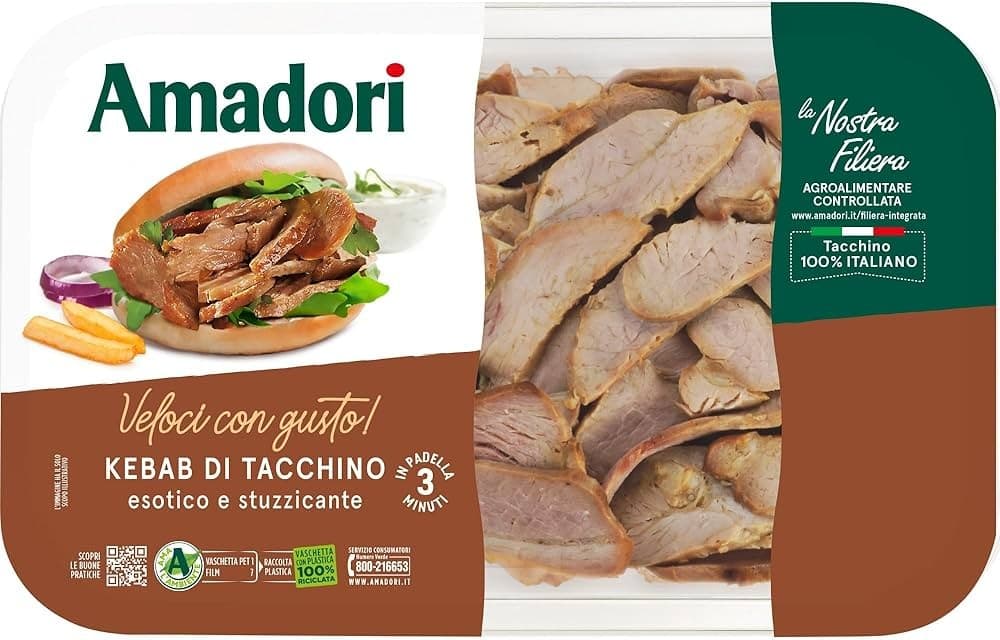 Tagliata di pollo o Kebab di tacchino, 280 g – Iper La grande i