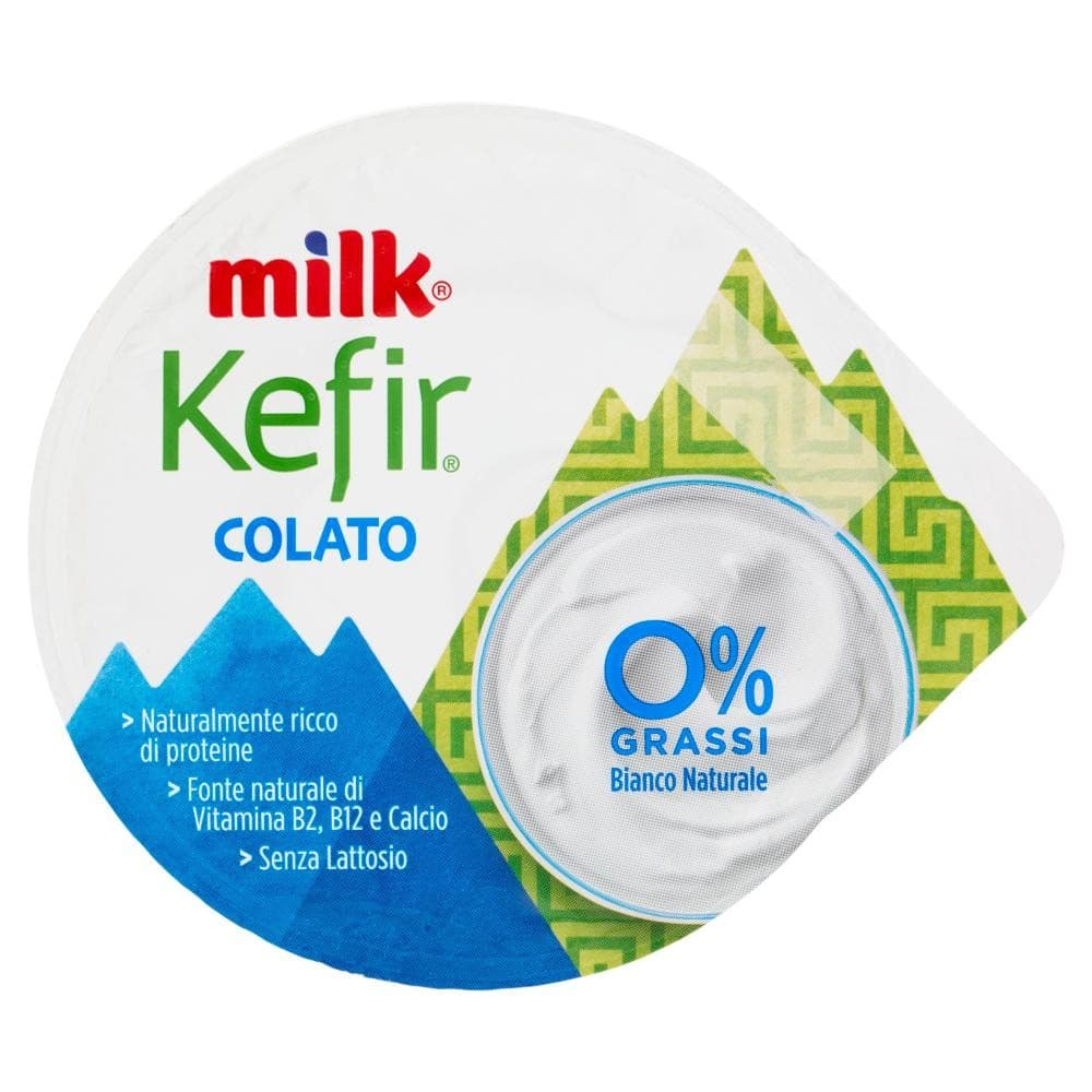 Kefir colato 0% grassi bianco naturale Milk, g 150 – Bennet