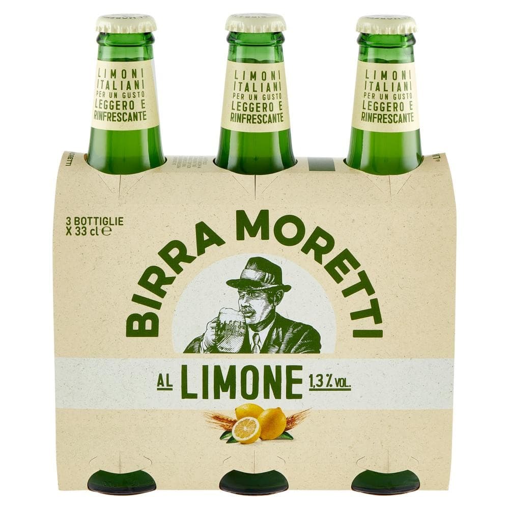 Birra Moretti al limone, 3x33 cl – Il Gigante