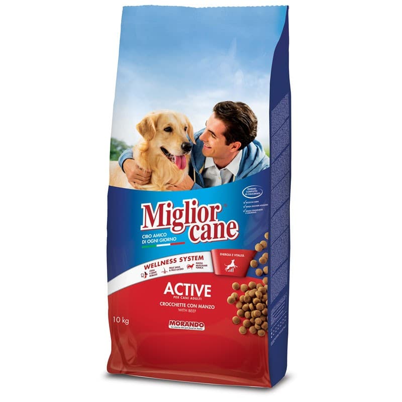 Miglior Cane Active crocchette con manzo 10 kg in offerta da Risparmio Casa
