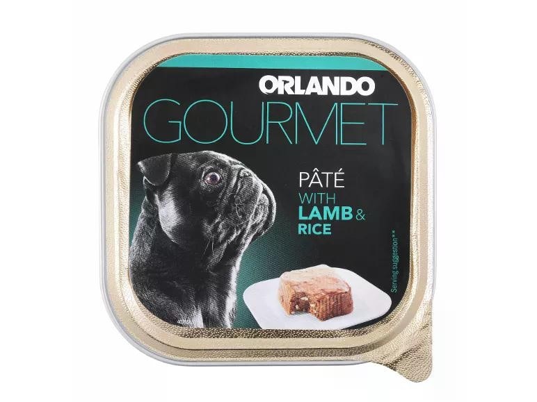 Orlando Pouch con paté premium per cani 400 g confezione in offerta da Lidl