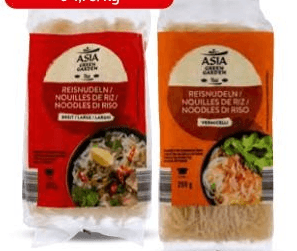 Asia Green Garden noodles di riso, 250 g – ALDI