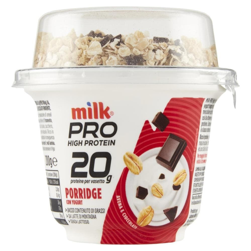 Milk Pro Porridge con yogurt avena e cioccolato, 200 g – Lidl