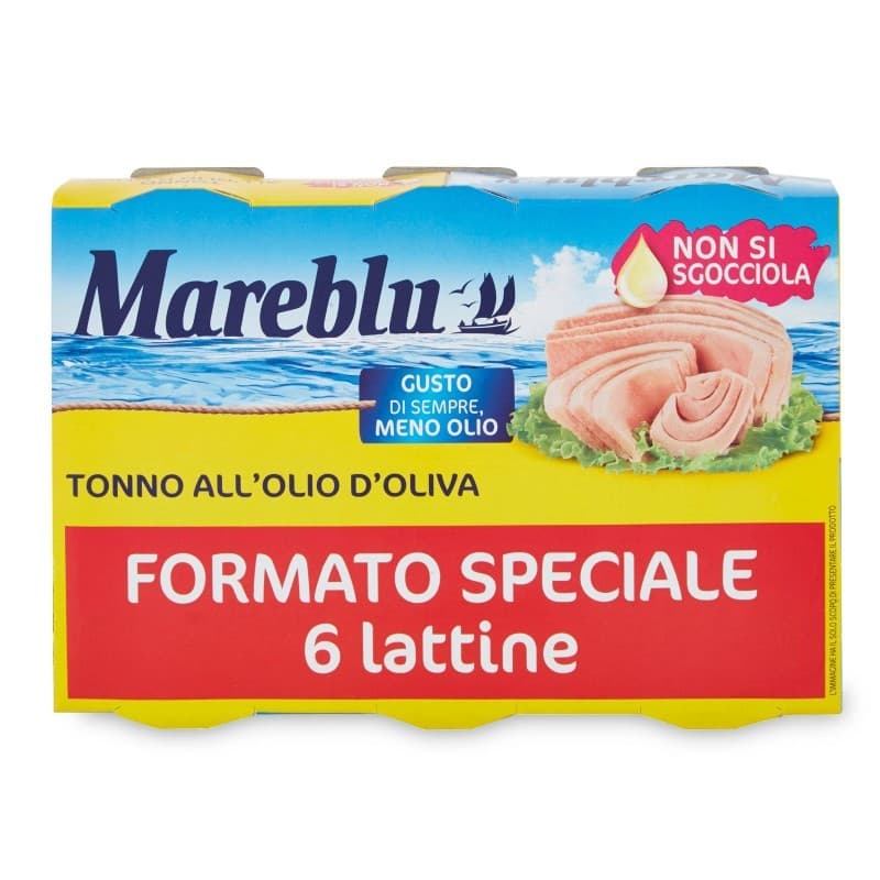Tonno all'olio oliva naturale, 6 pz - 6 x 60 g = 360 g – Penny