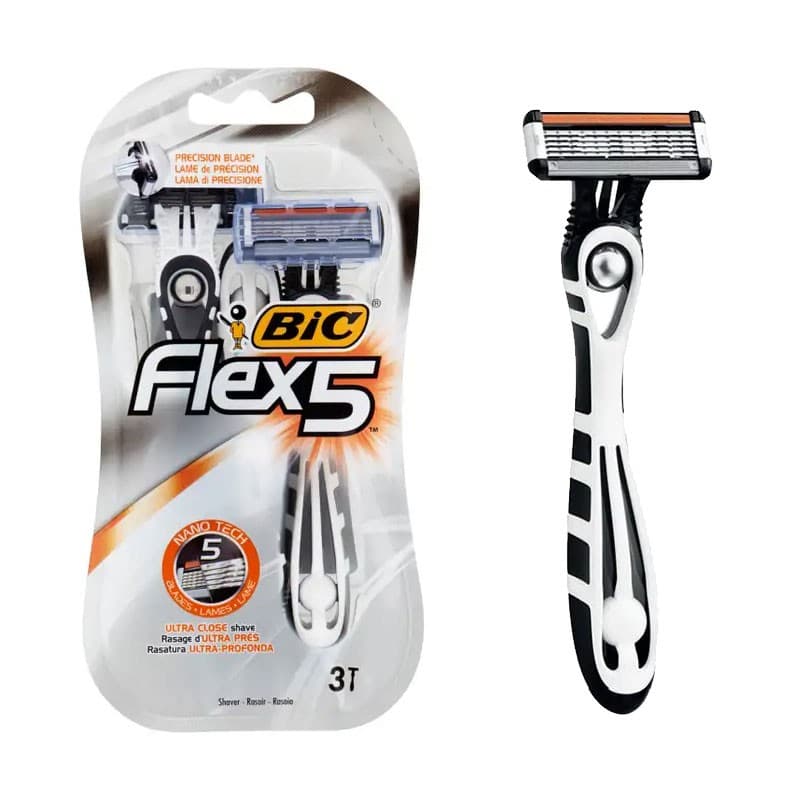 Bic Flex 5 rasoi usa e getta, 3 pezzi – Esselunga