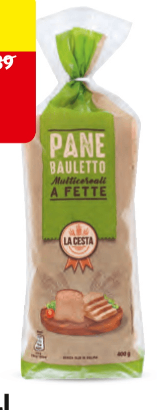 La Cesta Pane Bauletto Multicereali 400 g - Offerta nel negozio ALDI