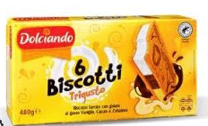 Biscotti trigusto 6 PZ, 480 g Dolciando in offerta da Eurospin
