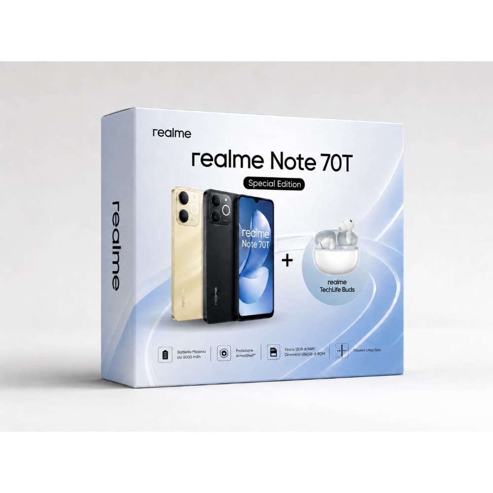 Realme Note 70T Special Edition in offerta da Euronics