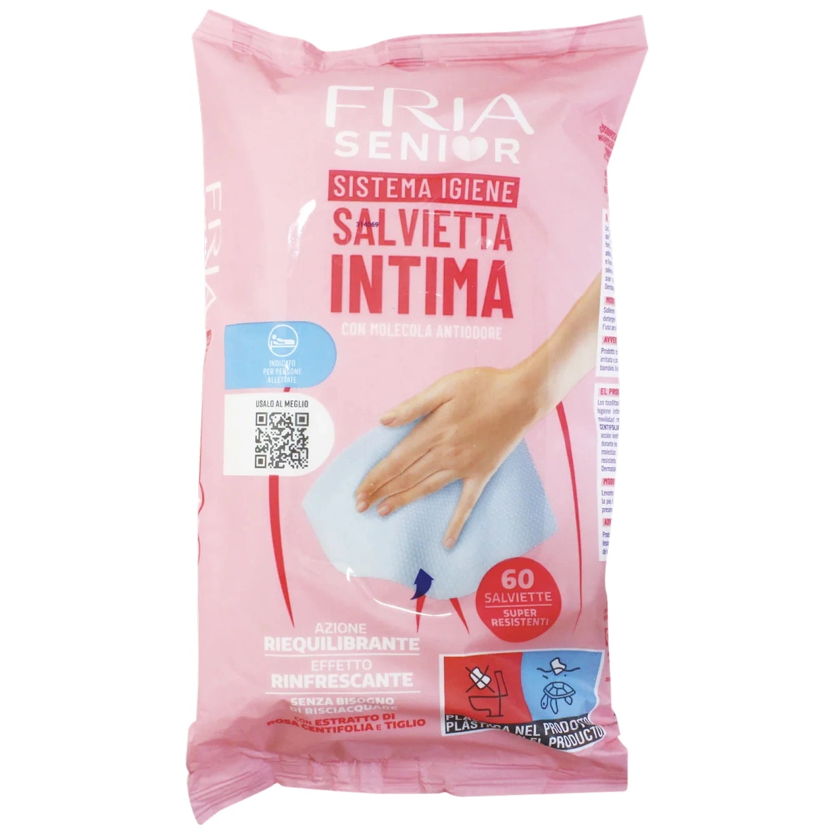 FRIA SENIOR Salviettina Intima 60 pz in offerta da Tigota