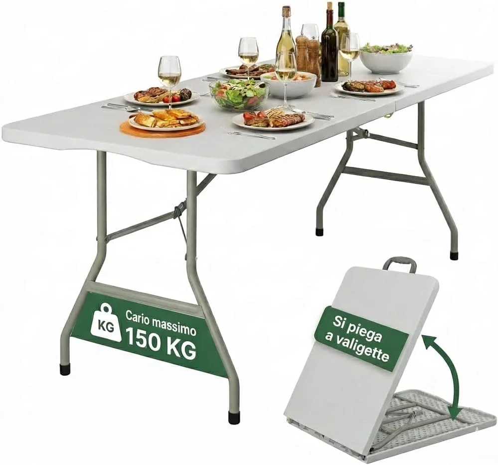 Tavolo da giardino richiudibile - Offerta nel negozio Happy Casa