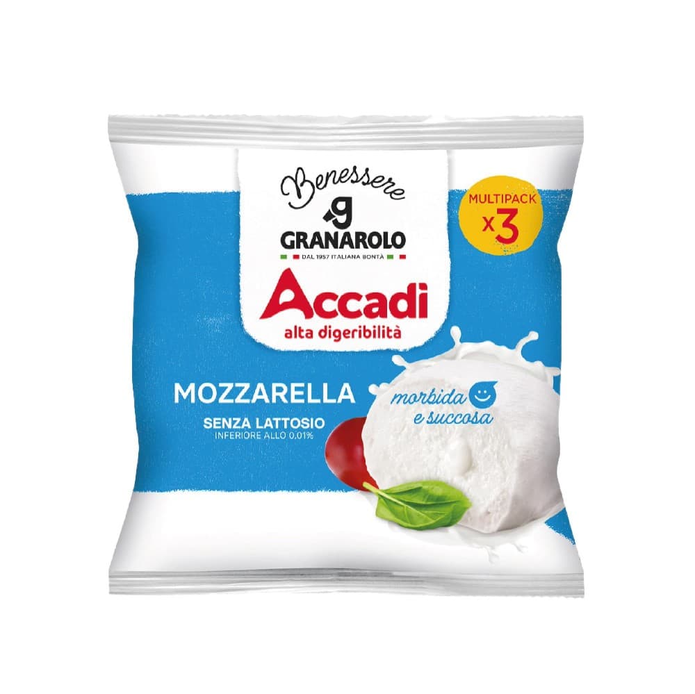 Mozzarella Accadi Granarolo senza lattosio, 100 g x3 – Iper La grande i