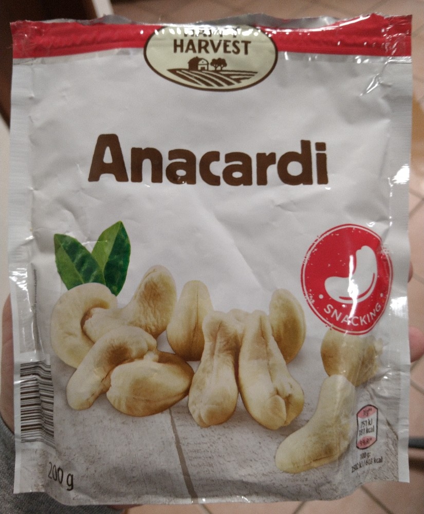 Anacardi al naturale 200 g Happy Harvest in offerta da ALDI