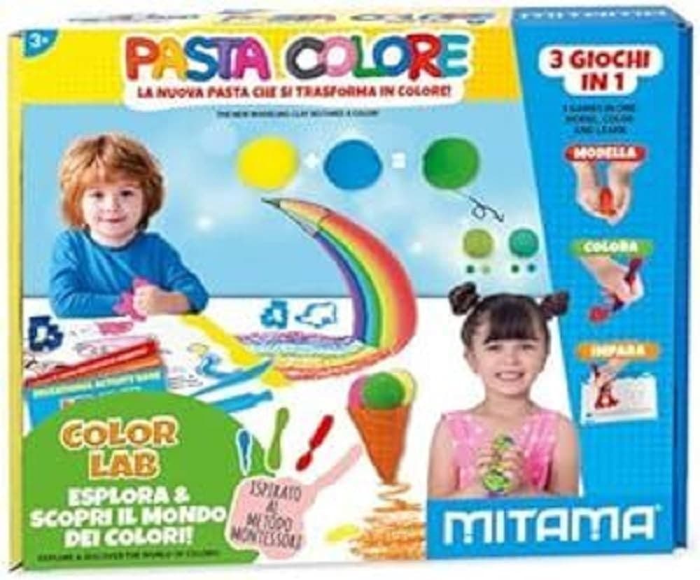 Set 3 in 1 Pasta Colori Mitama in offerta da MD