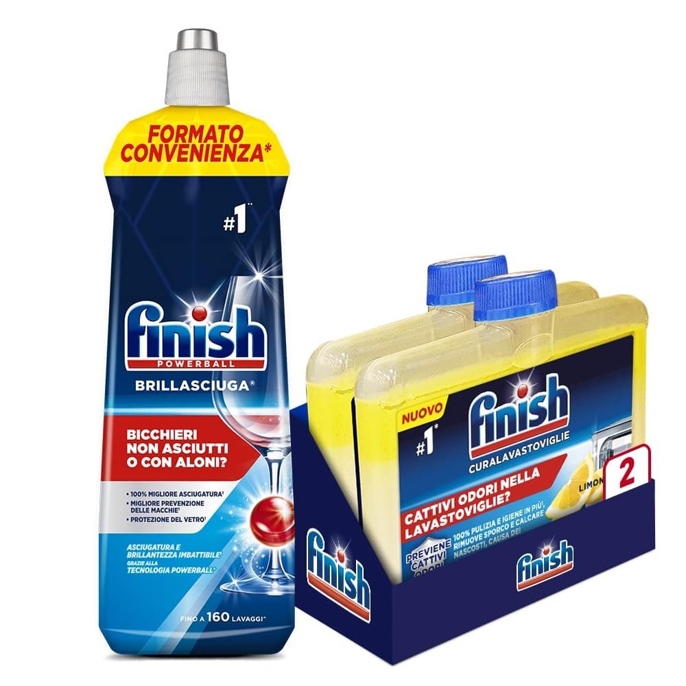 Finish additivi lavastoviglie, 2x250 ml o 800 ml – Esselunga