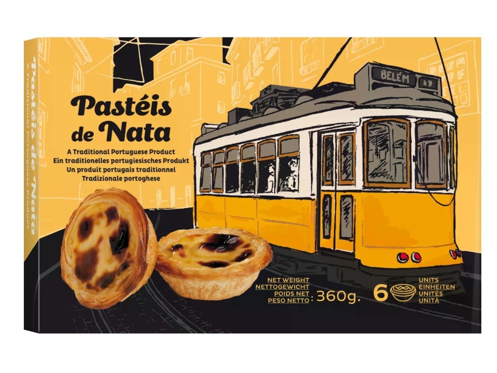 Pastéis de Nata 6x 60 g confezione in offerta da Lidl
