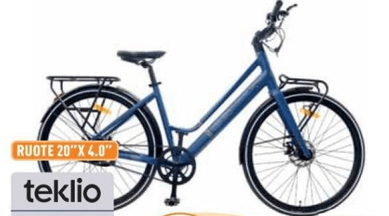 E-Bike TC3A6ALB in offerta da Unieuro