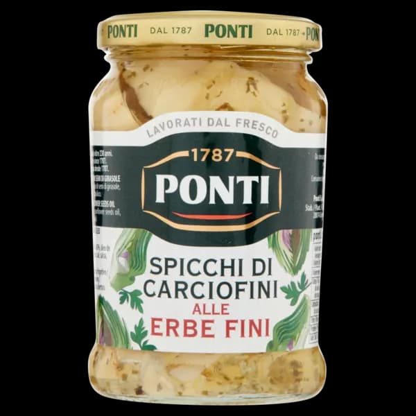 Spicchi di carciofini sott'olio Ponti 280 g in offerta da Bennet