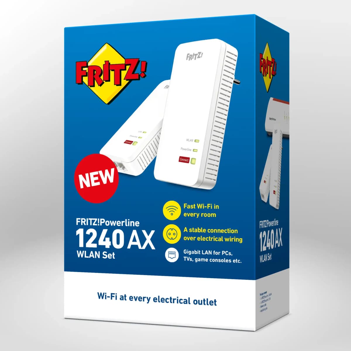 Fritz! Powerline 1240 AX WLAN Set in offerta da Euronics